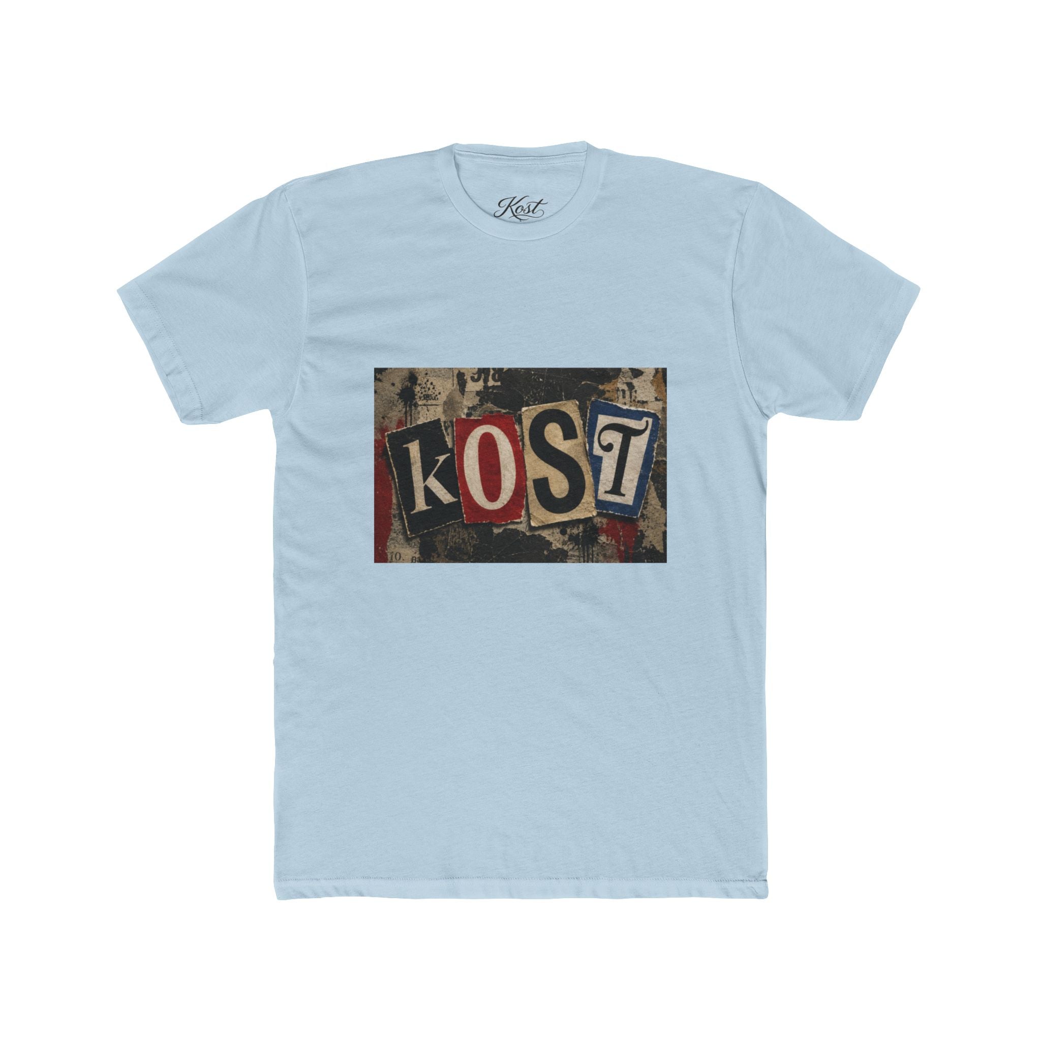 KOST Vintage Collage Tee — Retro Ransom-Style Graphic T-Shirt