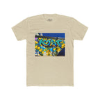 Graffiti 'KOST' Crew Tee — Urban Street Art Floral Graphic T-Shirt
