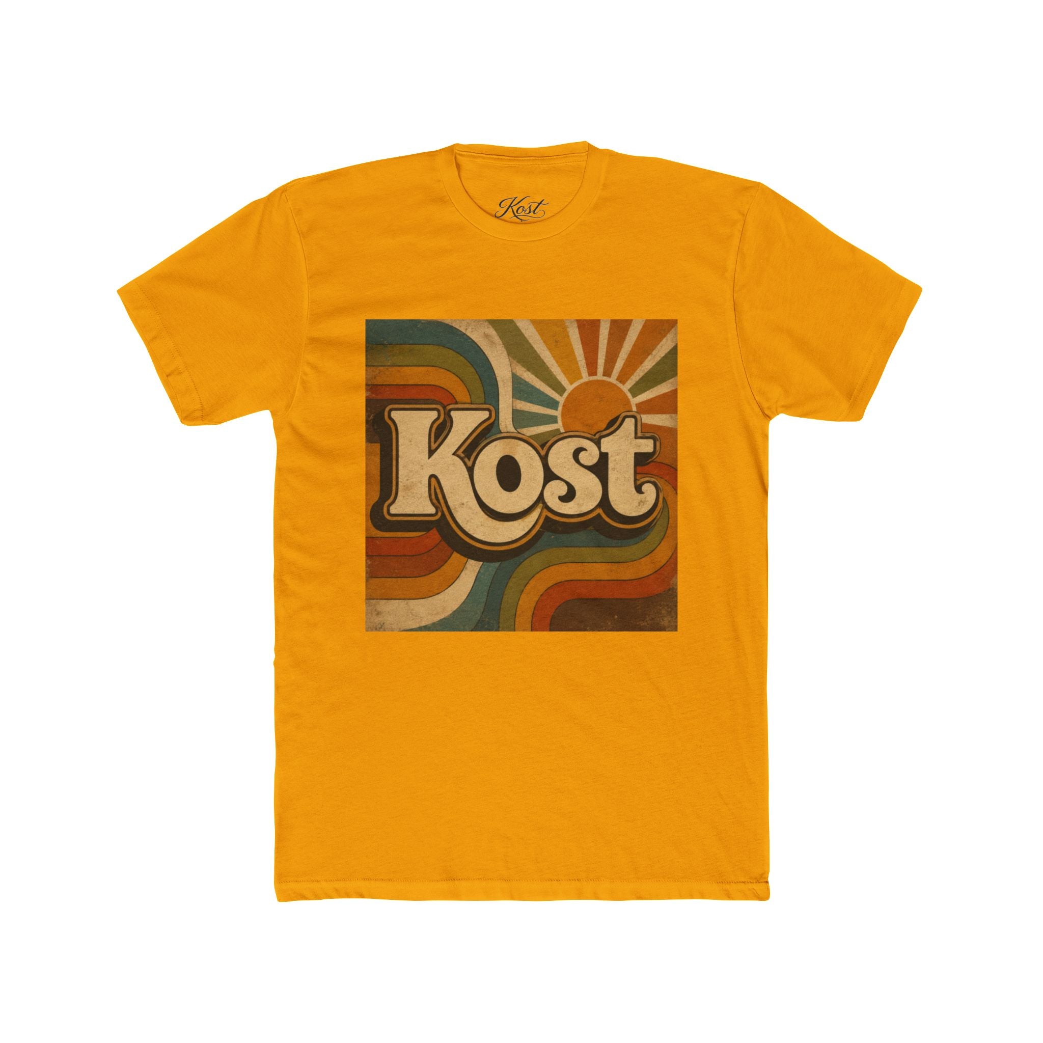 Retro 'Kost' Tee — Vintage 70s Sunset Graphic T-Shirt