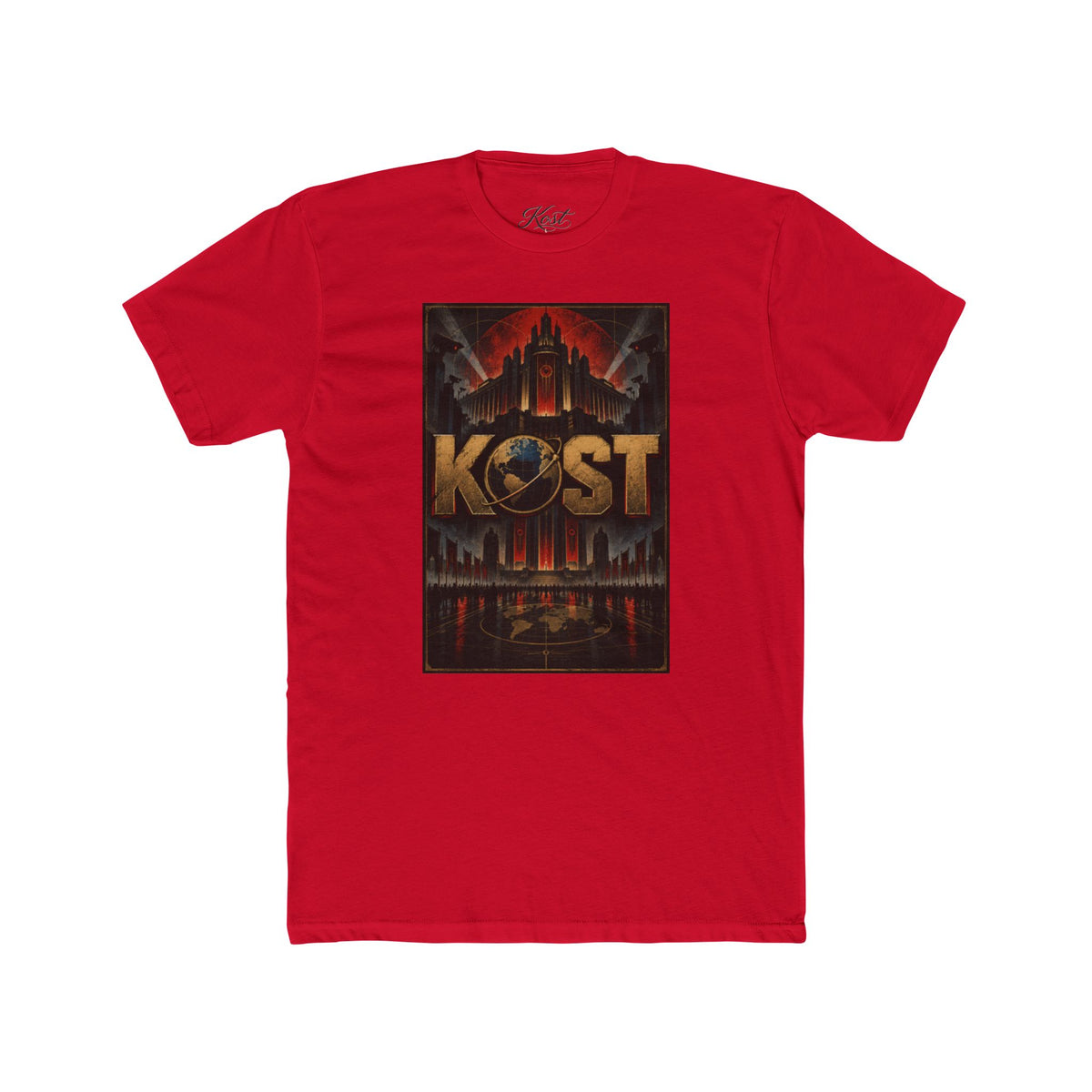 KOST Vintage Cityscape Tee — Retro Band Logo Graphic T-Shirt