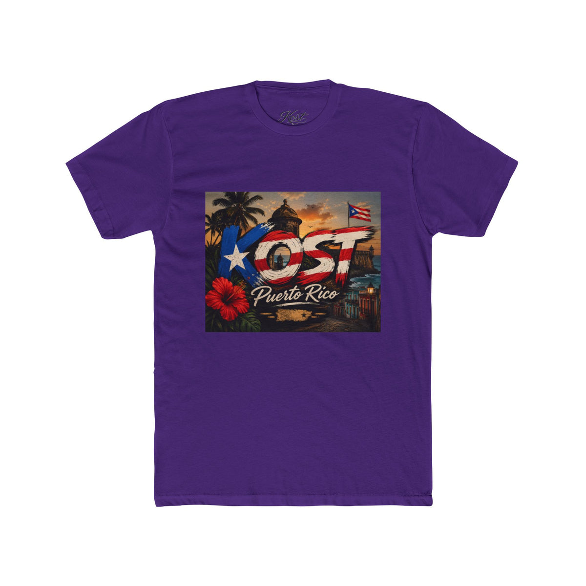 Puerto Rico Love Graphic Tee — 'PR' Flag Design with Old San Juan Vibes