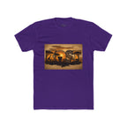 African Safari Sunset T-Shirt - Elephant & Acacia Silhouette Tee