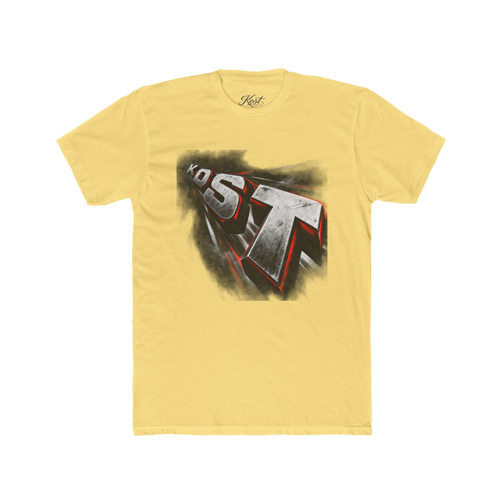 Retro 3D Text Graphic Tee — 'EST' Streetwear Shirt