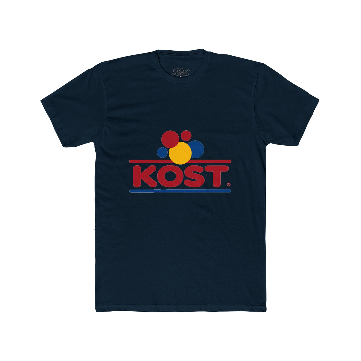 KOST Colorful Logo Cotton Crew T-Shirt