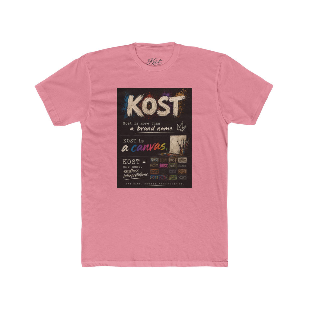 KOST Chalkboard Art T‑Shirt — Vintage Handwritten Graphic Tee