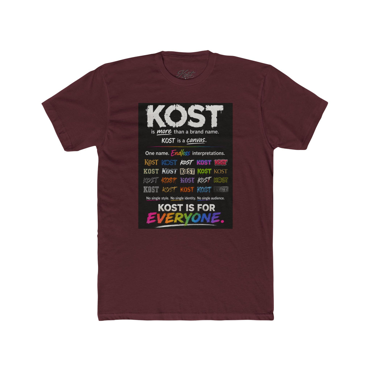 Unisex Cotton Crew Tee