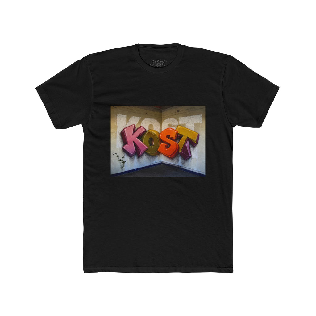 Graffiti "KOST" Street Art T‑Shirt — Bold Urban Lettering Tee