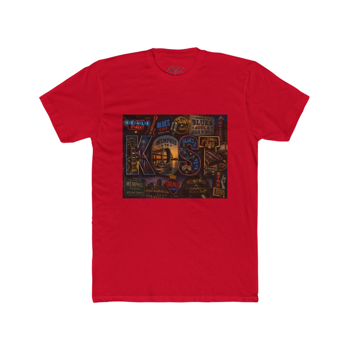Neon Arcade Collage Graphic Tee