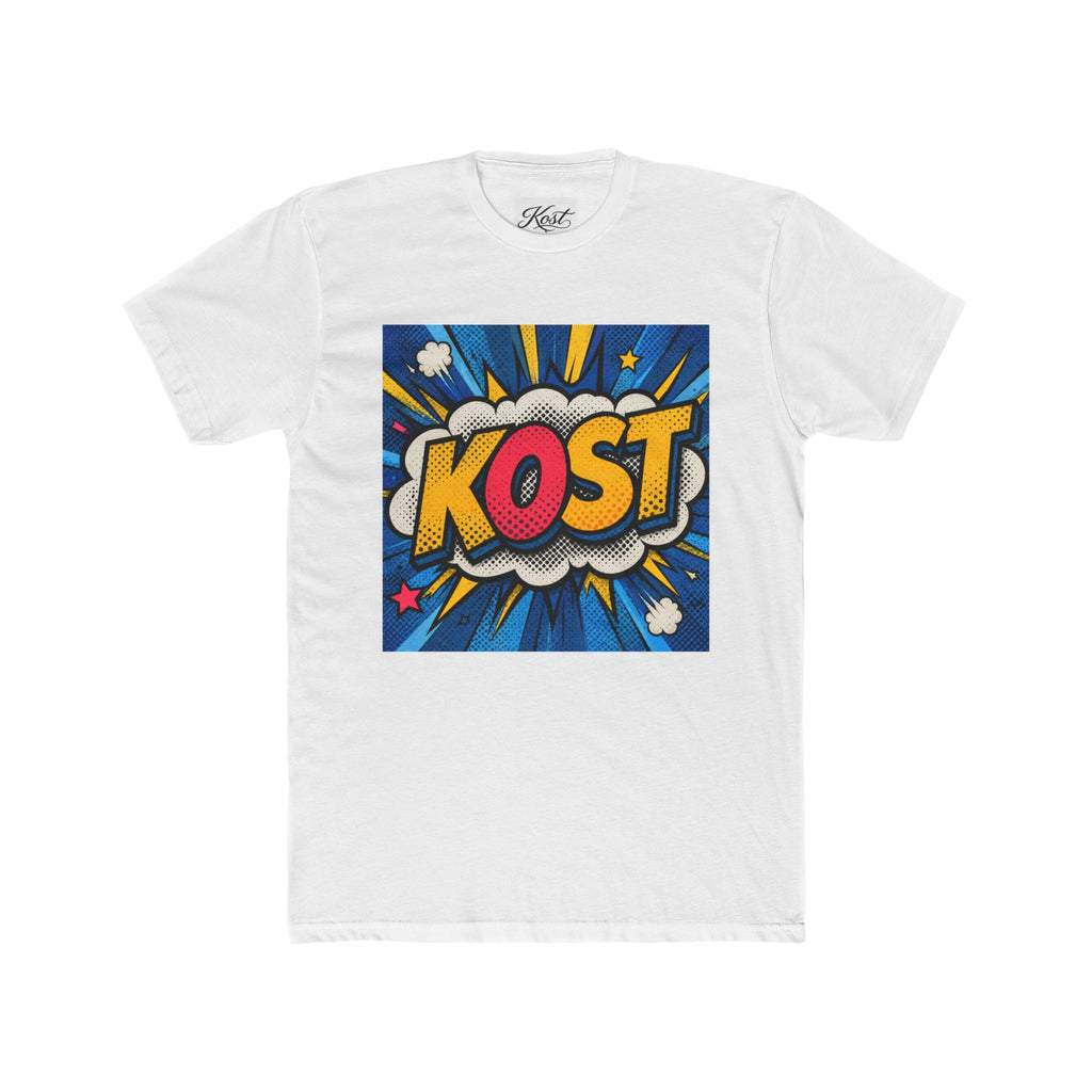 KOST Pop Art Comic Tee — Retro Superhero Graphic T-Shirt