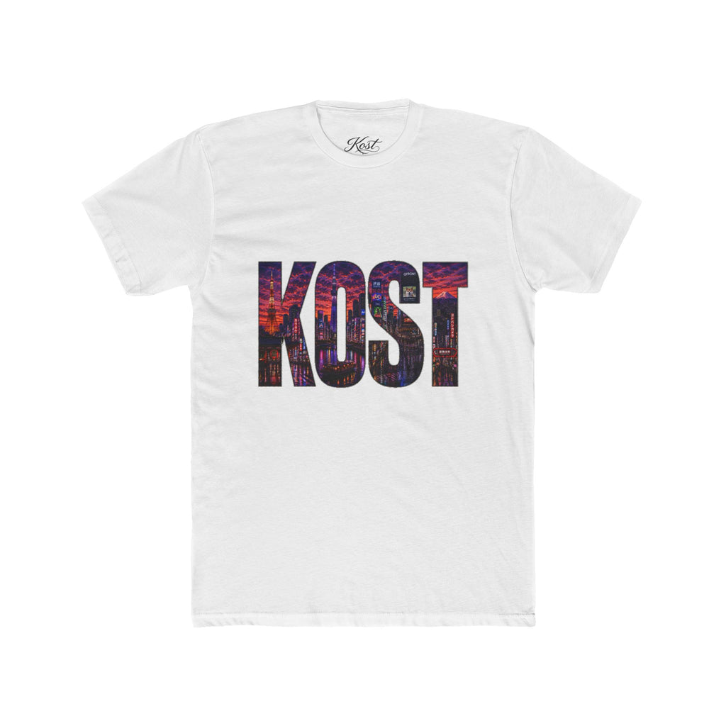 KOST Graphic Tee — Bold Cityscape Lettering T‑Shirt