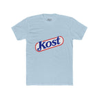 Kost Logo Tee — Retro Red & Blue Script T‑Shirt