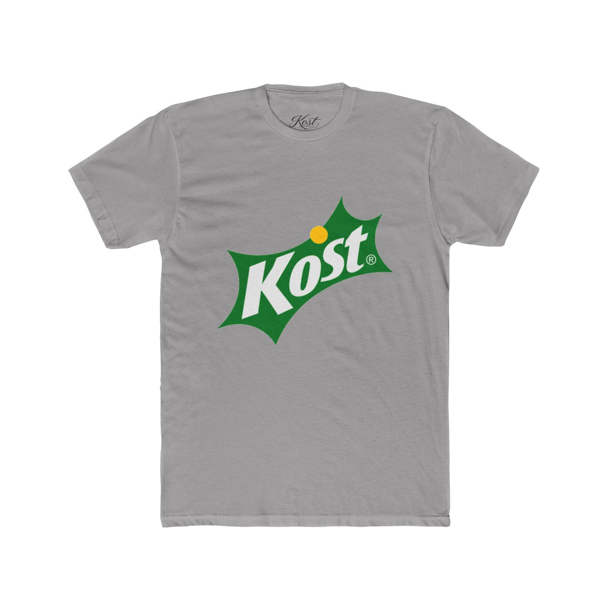 Kost Logo T-Shirt — Retro Green & Yellow Soda-Inspired Tee