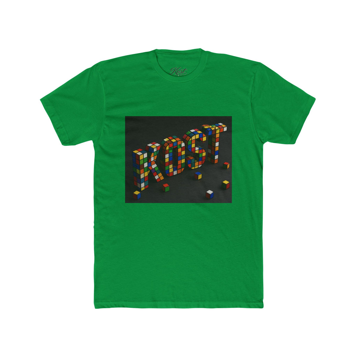 LOST Rubik Block Graphic Tee — Retro Puzzle Typography T‑Shirt