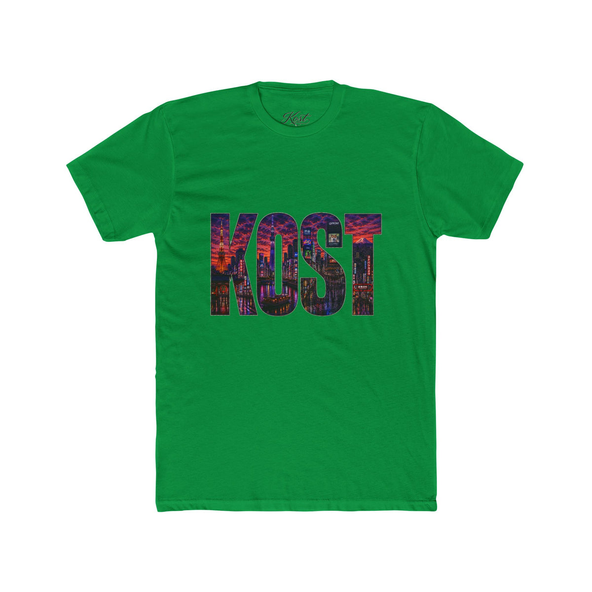 KOST Graphic Tee — Bold Cityscape Lettering T‑Shirt