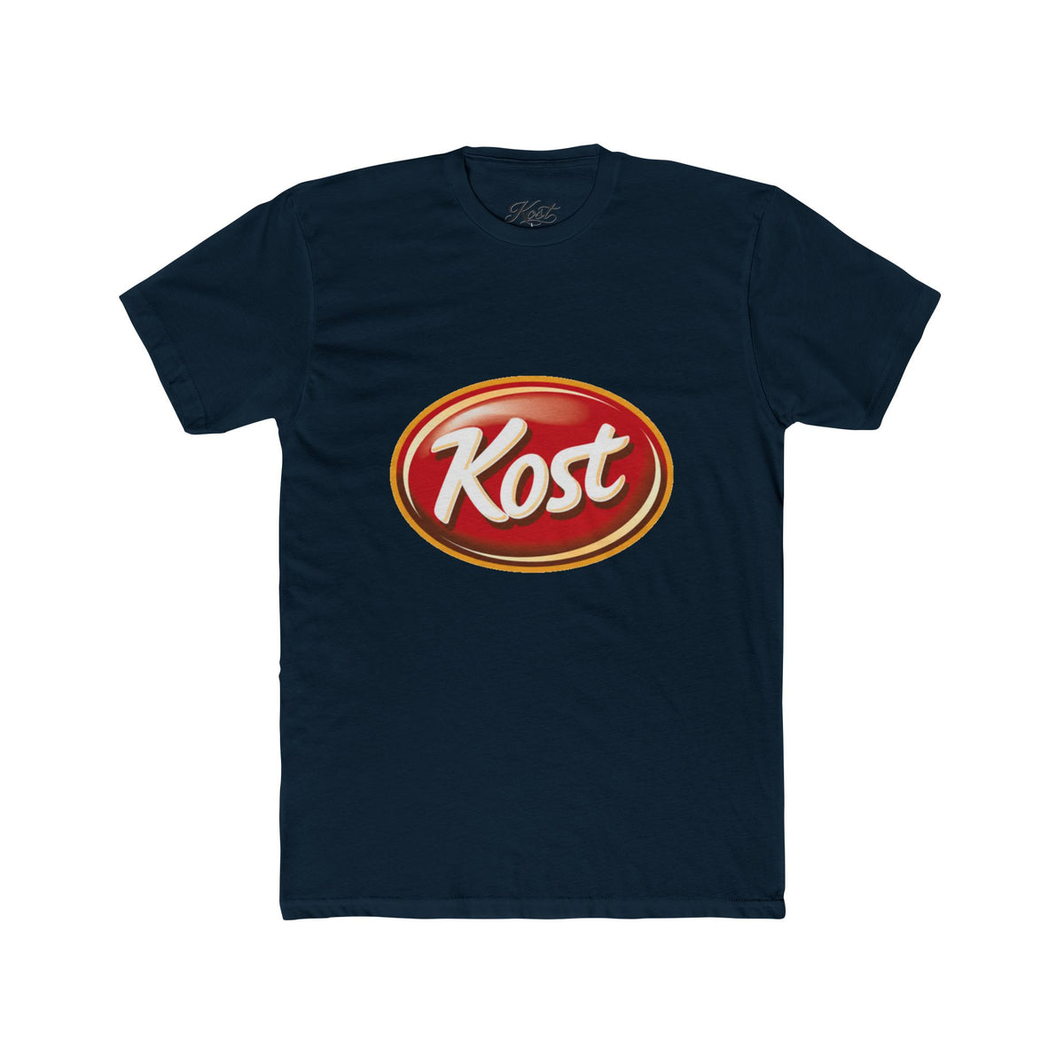 Kost Logo Tee — Retro Red Oval Graphic T‑Shirt