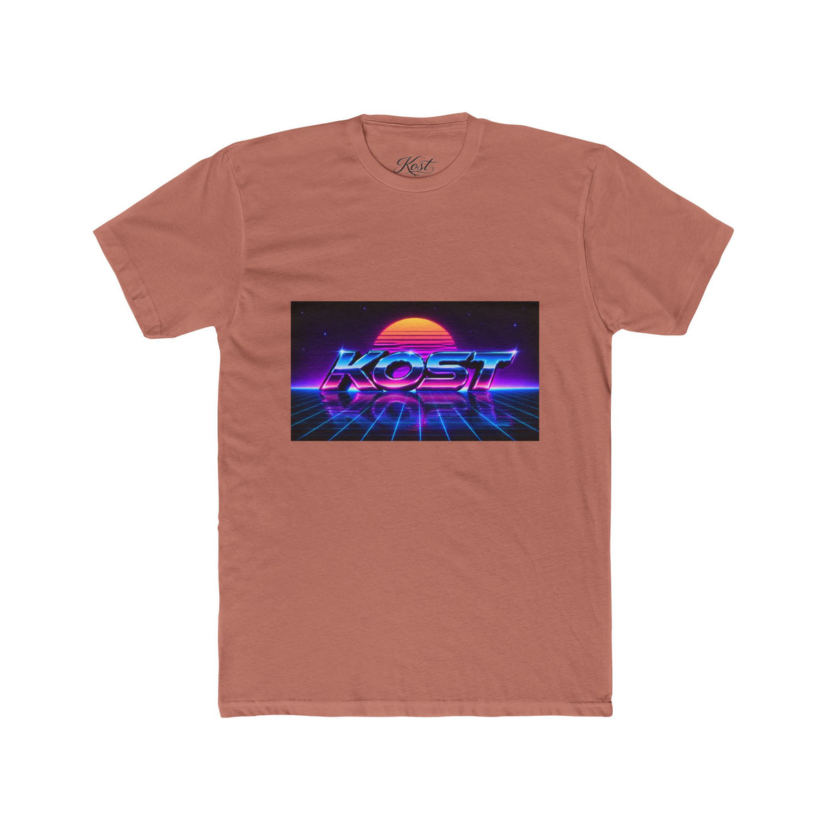 KOST Retro Neon Vaporwave Graphic T-Shirt