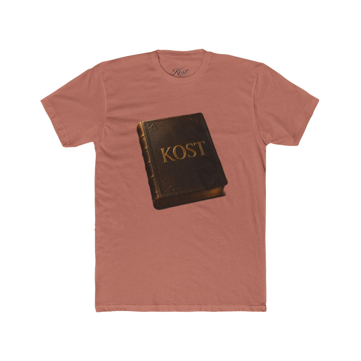 Bible Graphic Tee — 'KOST' Vintage Book Design Cotton T-Shirt