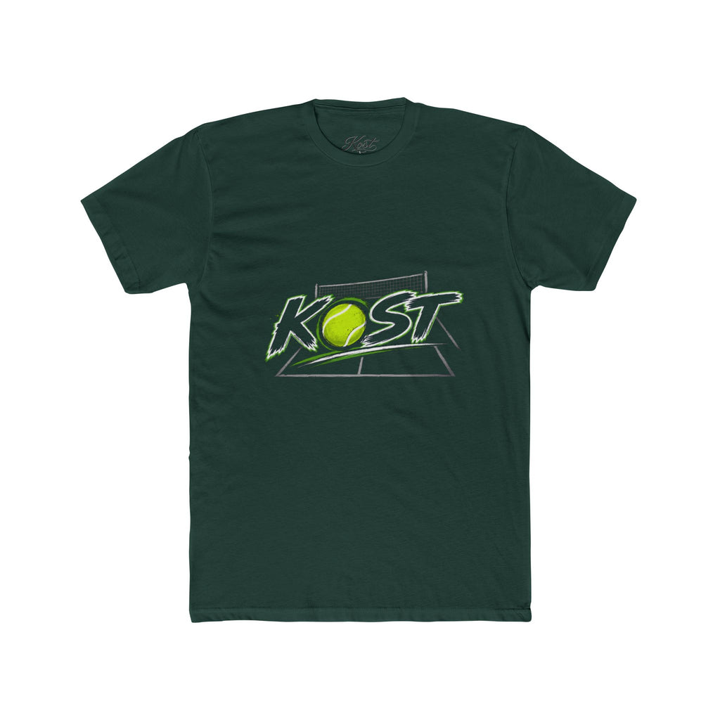 Tennis Tee — 'KOST' Graphic Cotton Crew Shirt
