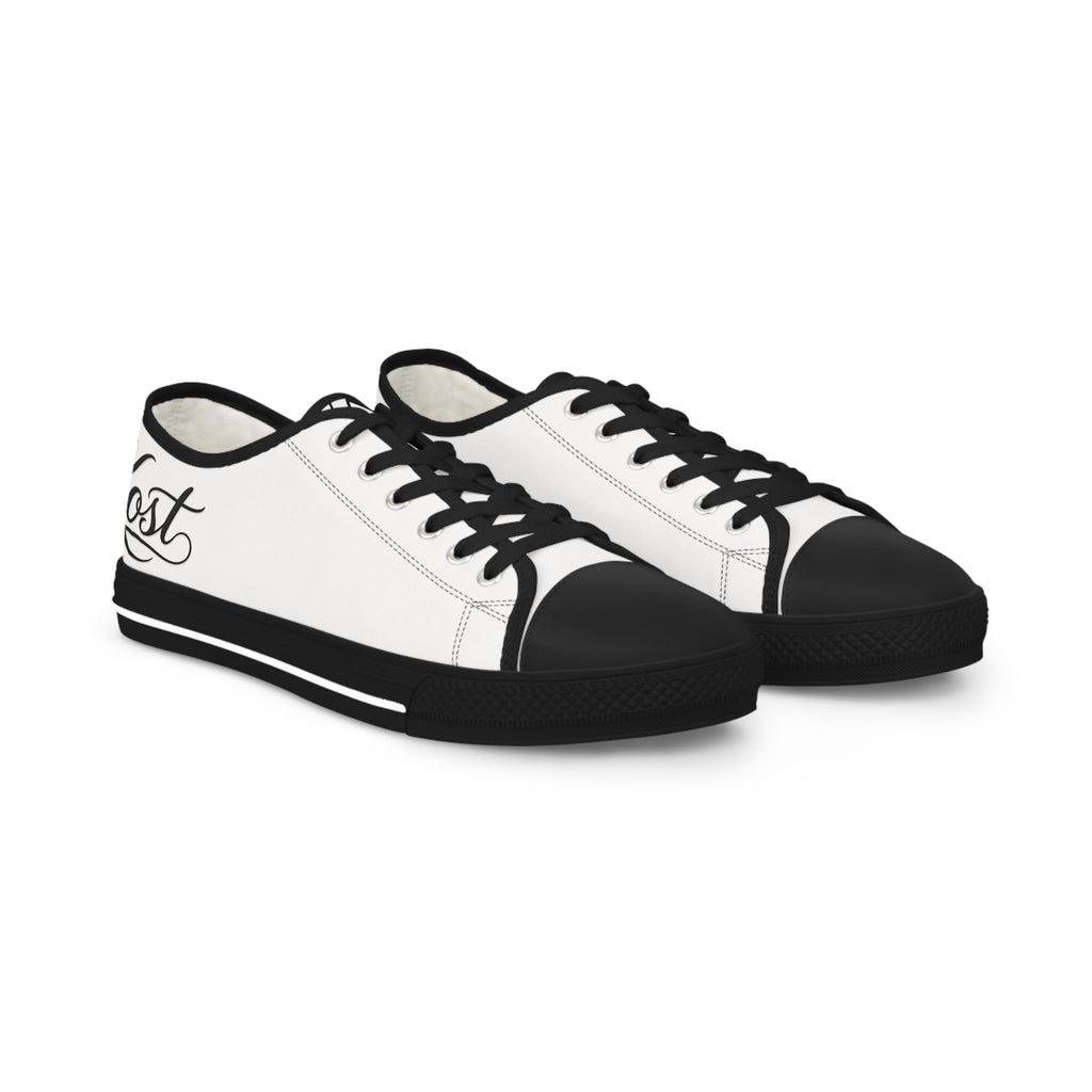 Men’s Low Top Sneakers – Classic White Casual Shoes