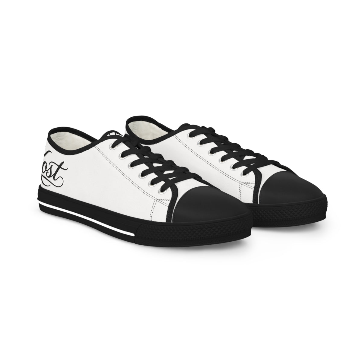 Men’s Low Top Sneakers – Classic White Casual Shoes