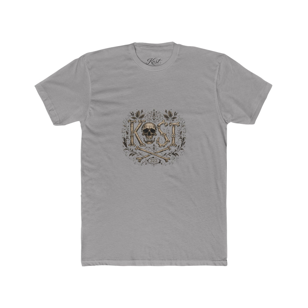 Skull & Crossbones Floral Crew Tee - KOST Vintage Graphic T-Shirt