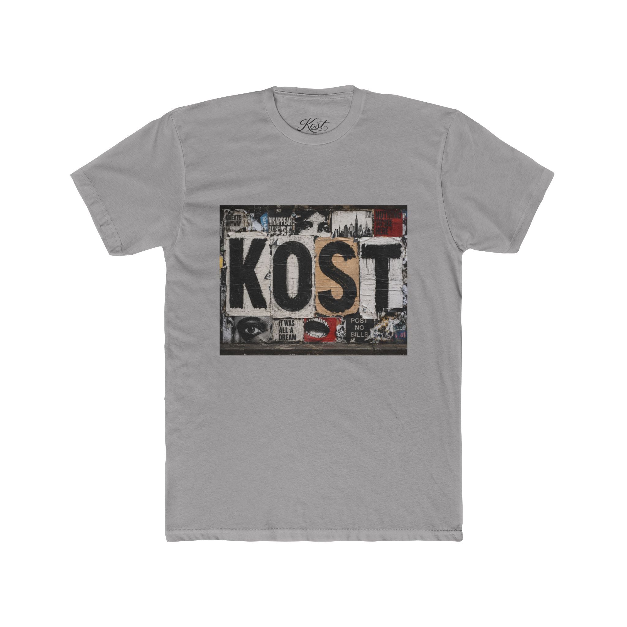 KOST Vintage Collage Tee — Retro Urban Graphic T‑Shirt