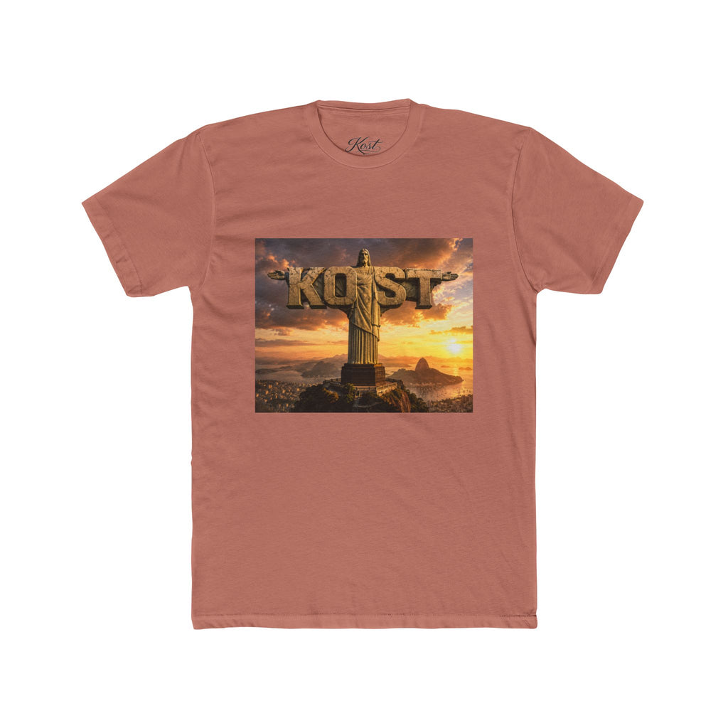 Christ the Redeemer Sunset T-Shirt – KOST Scripture Graphic Tee