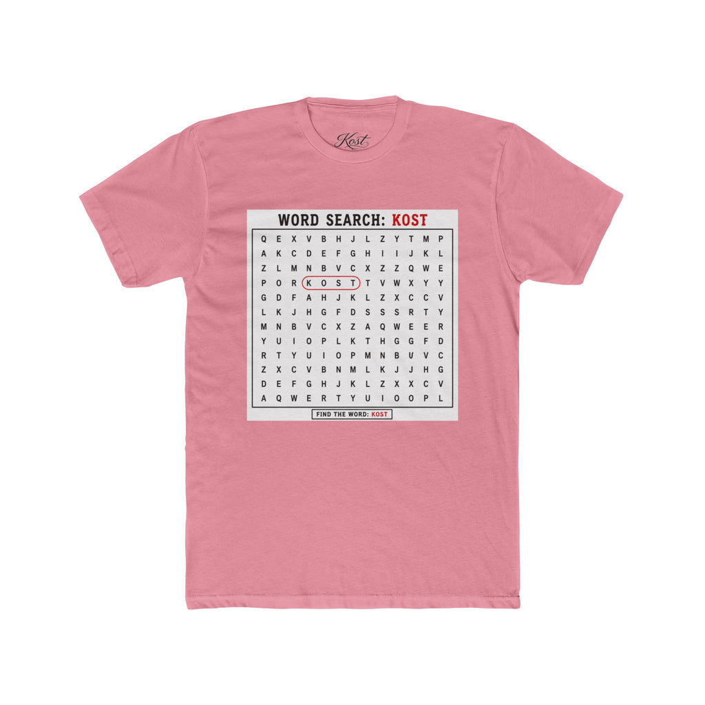 Word Search T‑Shirt — "Kost" Puzzle Graphic Tee