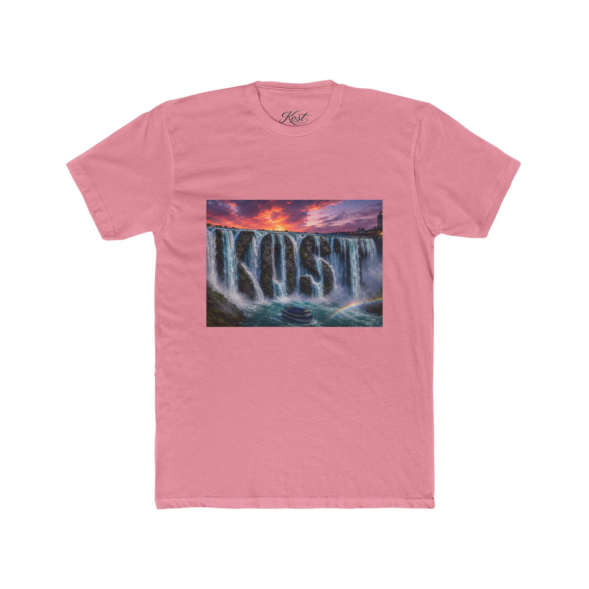 Cascade Logo T‑Shirt — 'KOST' Waterfall Graphic Tee