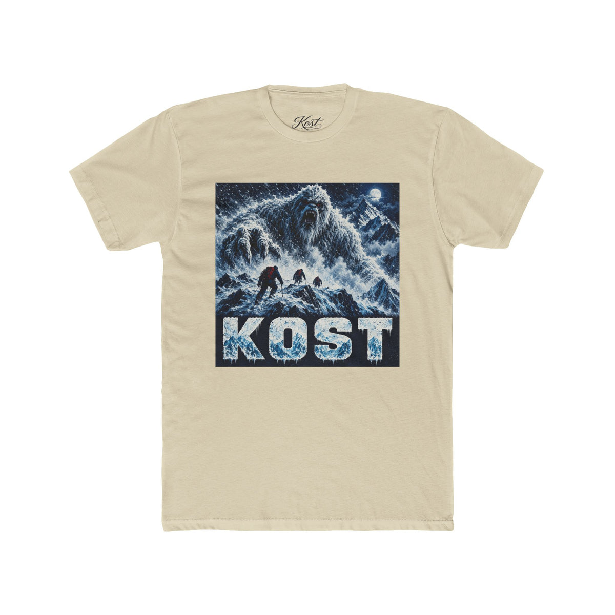 KOST Surf Wave Crew Tee — Ocean Wave Graphic T-Shirt