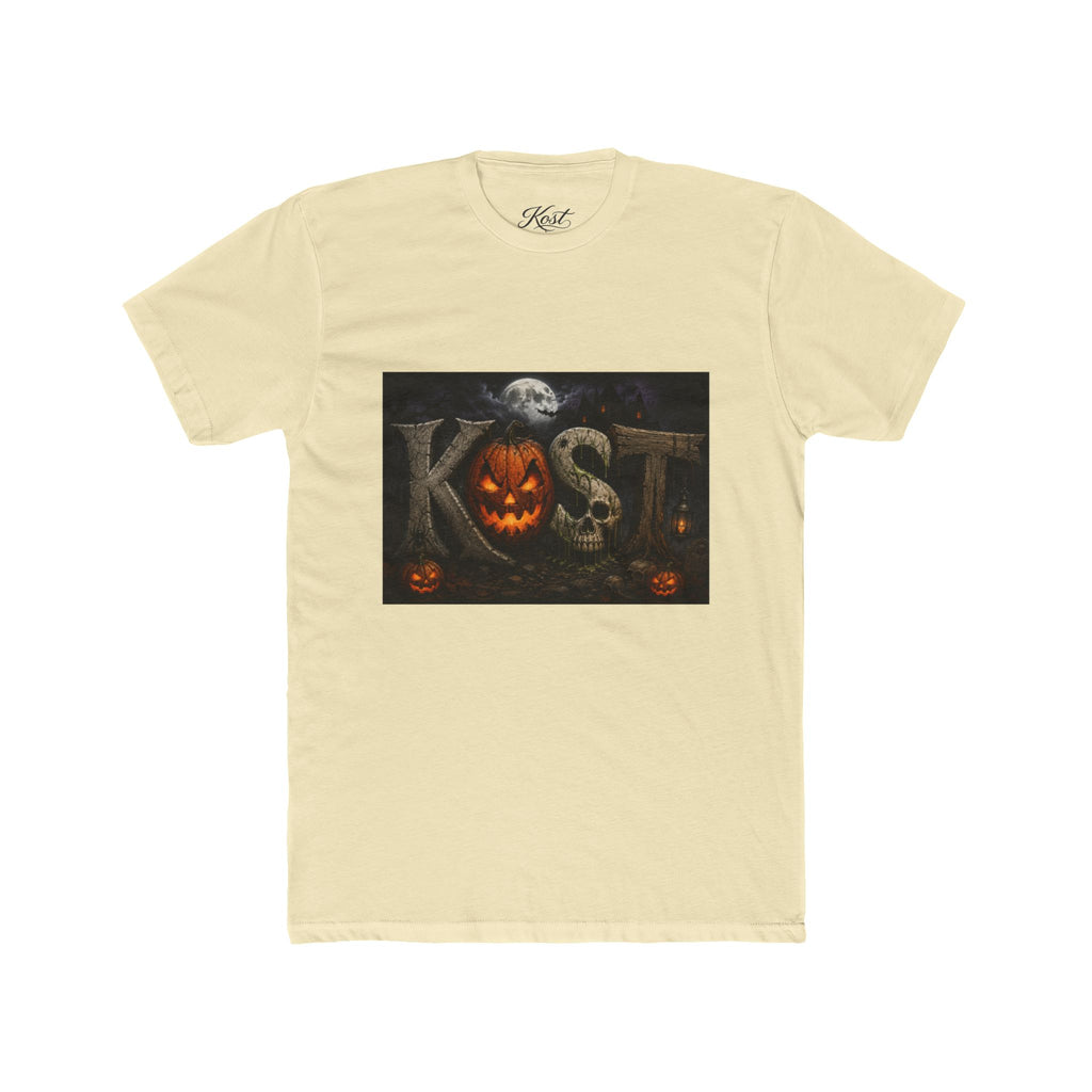 Halloween Pumpkin Skull Tee — KST Jack-O'-Lantern Graphic T-Shirt