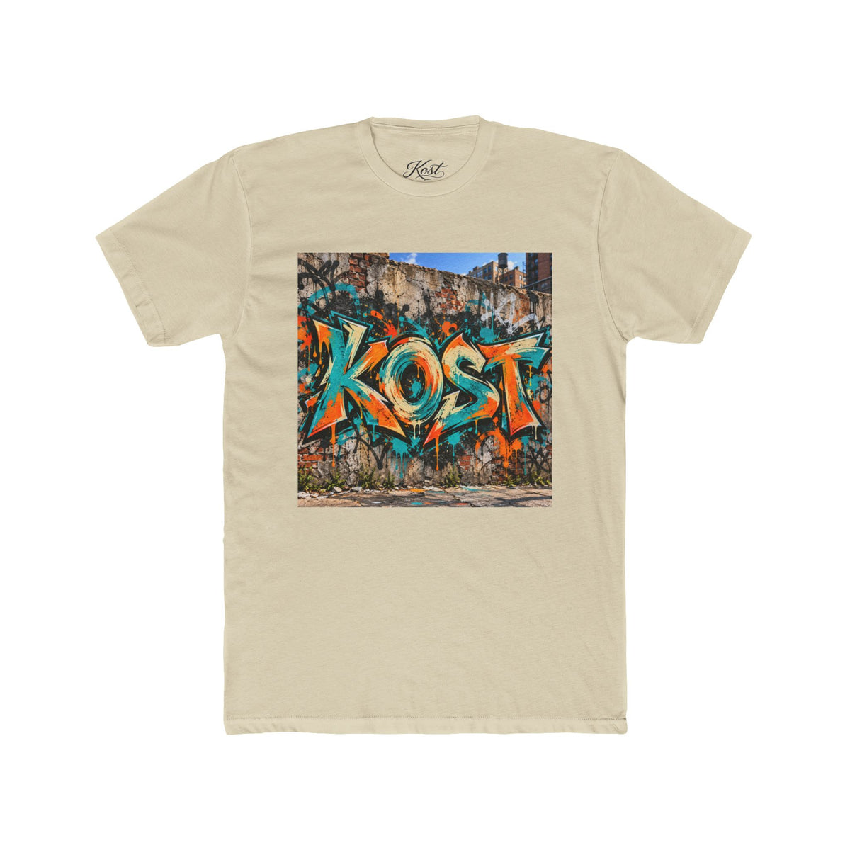 KOST Graffiti Street Art Tee — Urban Spray Paint Graphic T-Shirt