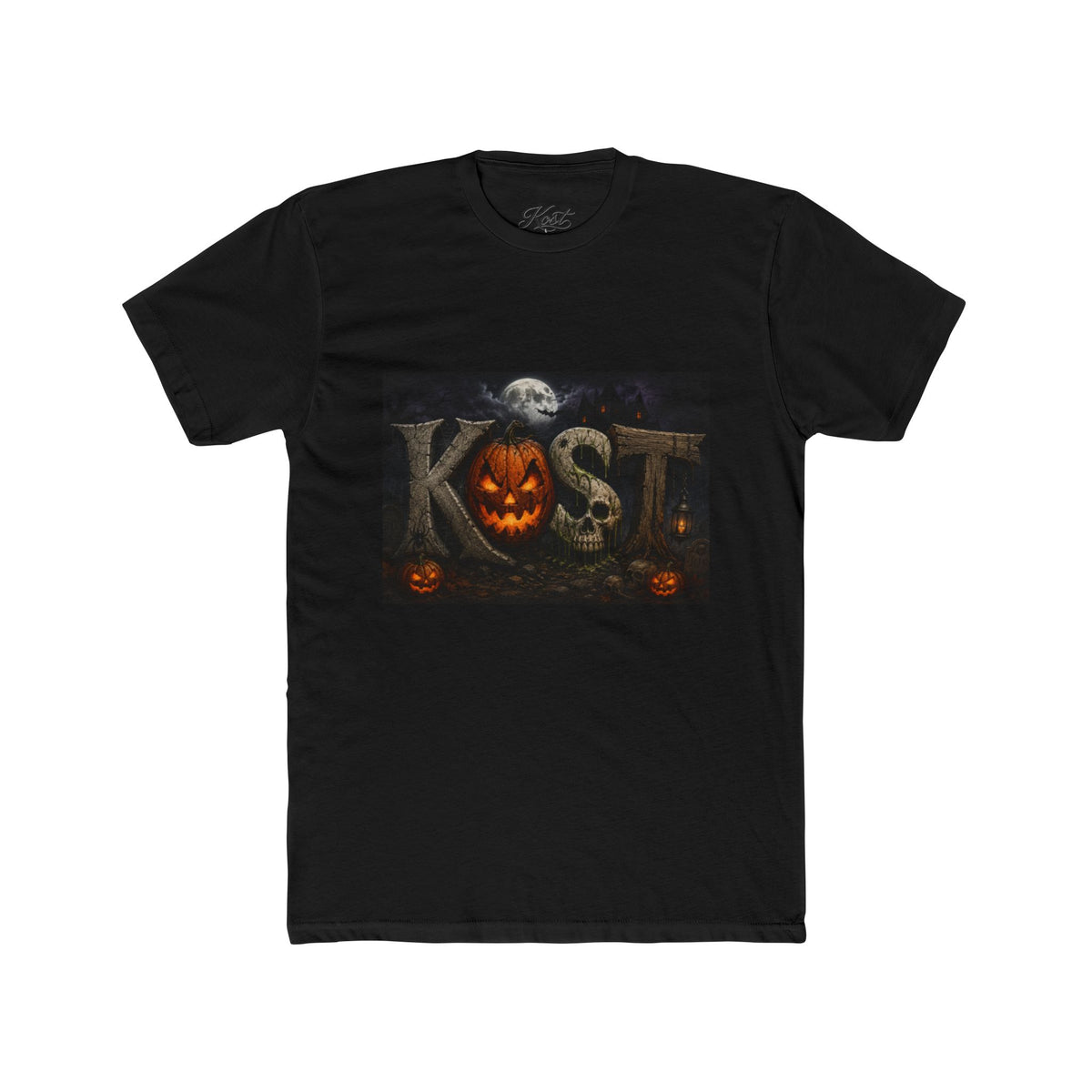 Halloween Pumpkin Skull Tee — KST Jack-O'-Lantern Graphic T-Shirt