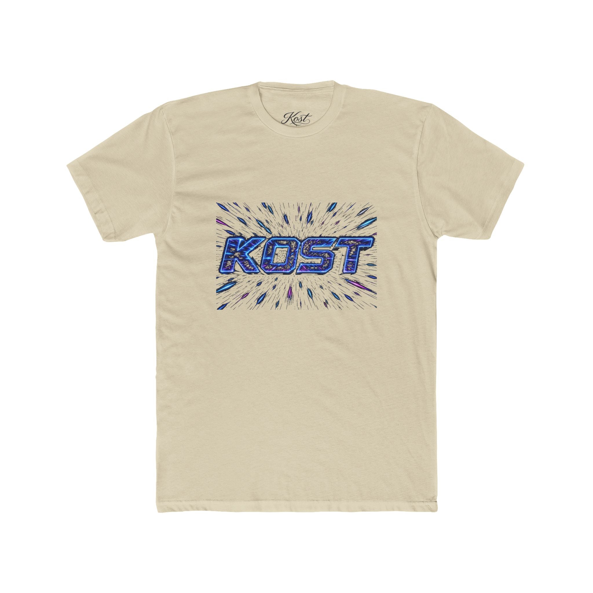 KOST Retro Blast Graphic Tee — Vintage Blue Speed Logo T-Shirt
