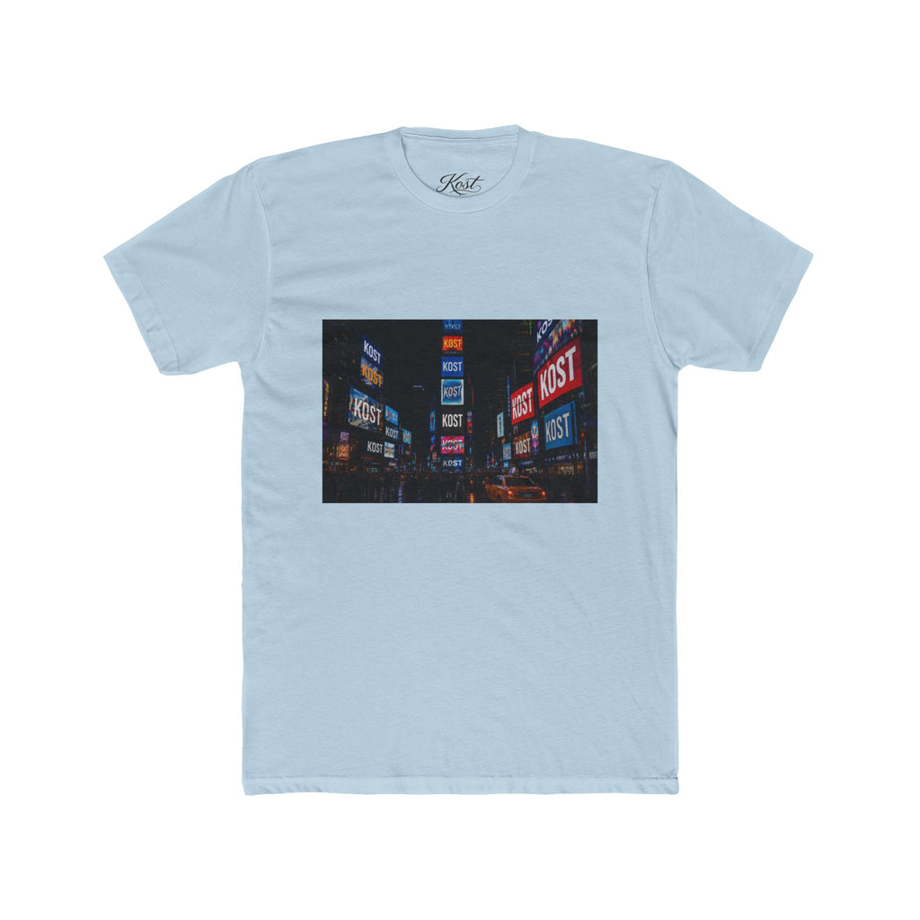 Neon City Lights T‑Shirt — Nighttime Urban Photo Tee
