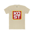 Vintage Retro Logo Tee — "KOST" Bold Square Graphic T-Shirt