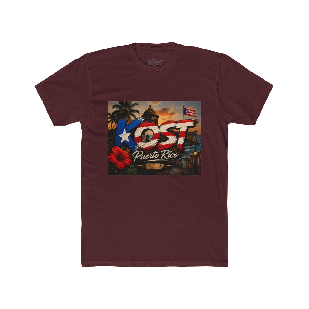 Puerto Rico Love Graphic Tee — 'PR' Flag Design with Old San Juan Vibes