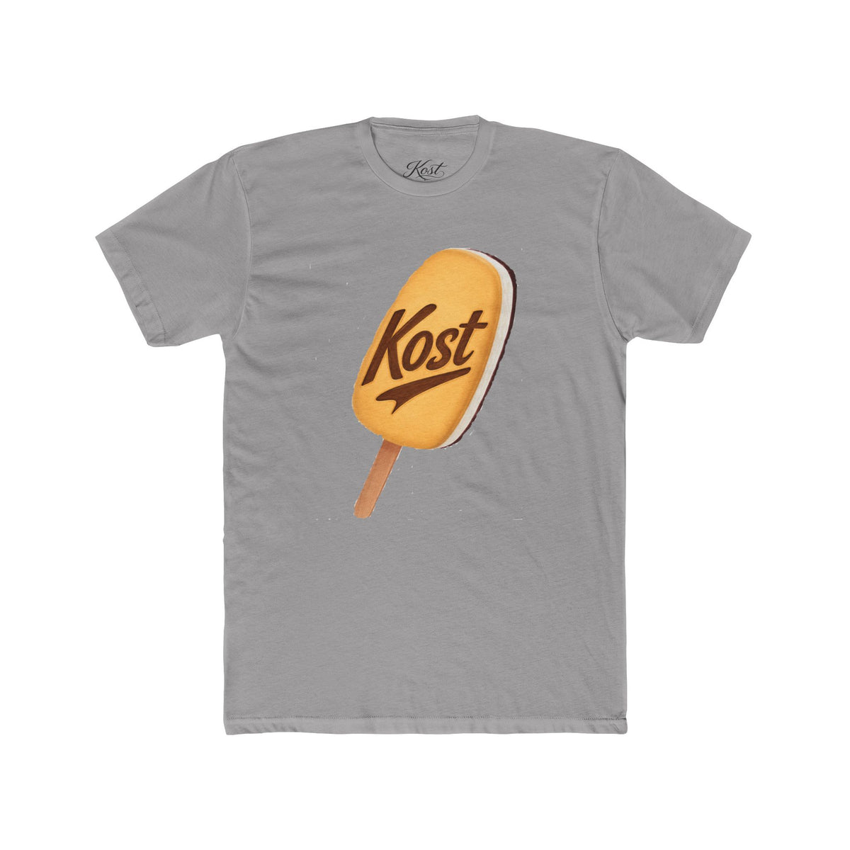 Ice Pop Logo Tee — "Kost" Retro Popsicle Graphic T-Shirt