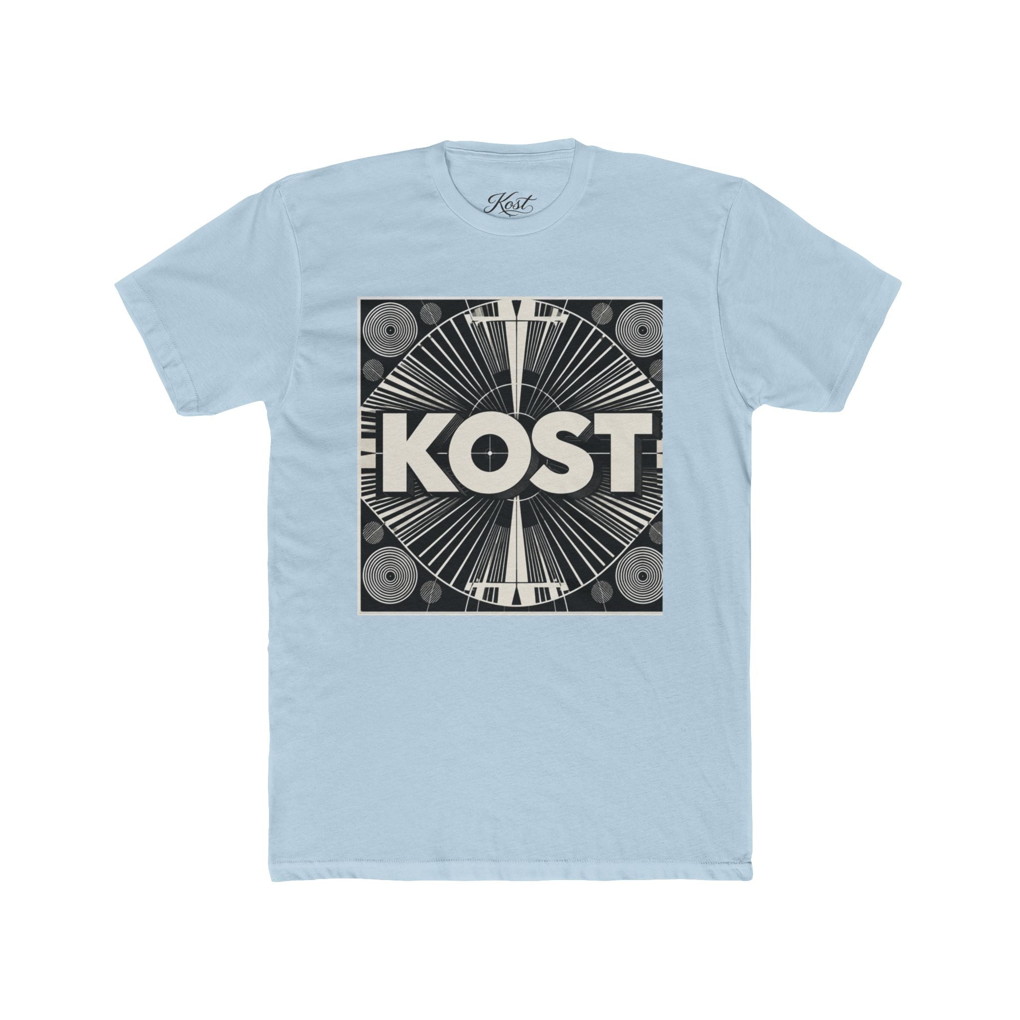 KOST Retro Record Label Tee — Vintage Vinyl Graphic T-Shirt