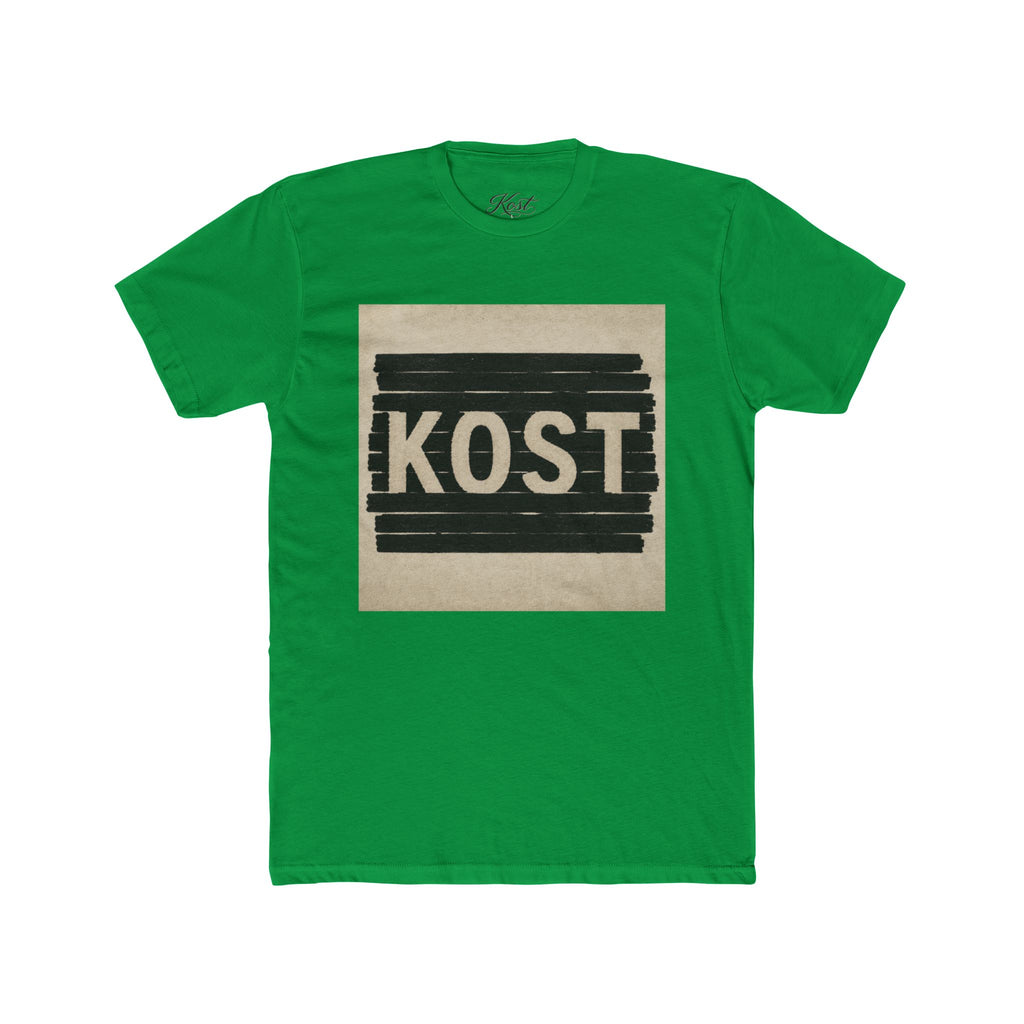KOST Graphic Tee – Vintage Block Logo Cotton T‑Shirt