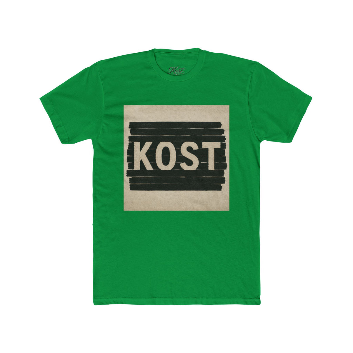 KOST Graphic Tee – Vintage Block Logo Cotton T‑Shirt