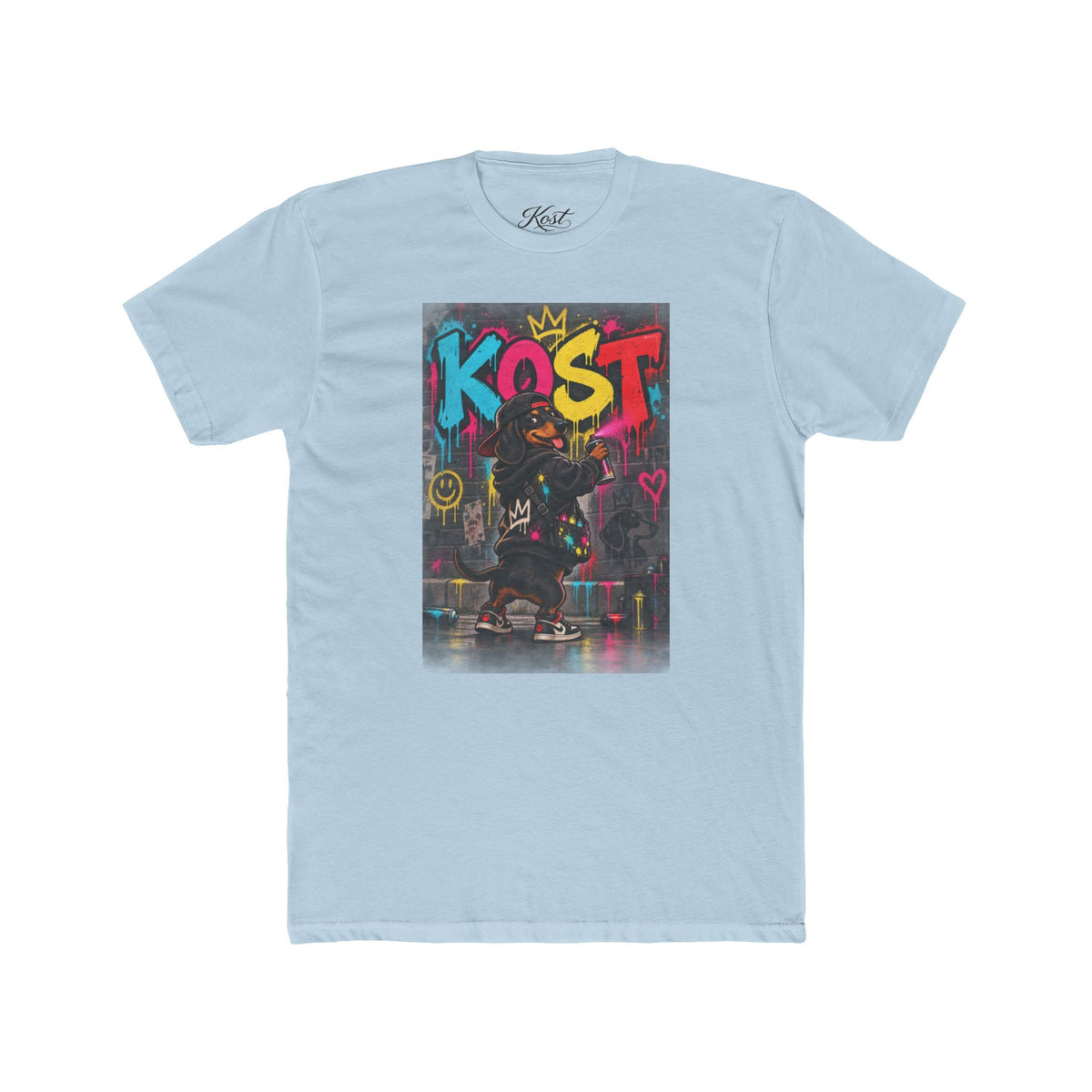Graffiti Skate Tee — "Kost" Street Art Graphic T-Shirt