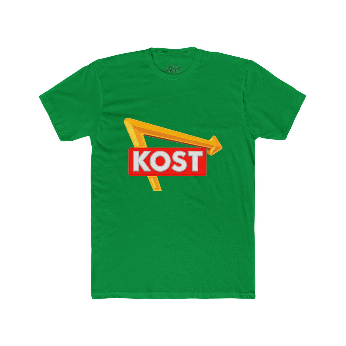 KOST Logo Tee — Retro Arrow Graphic Cotton T-Shirt