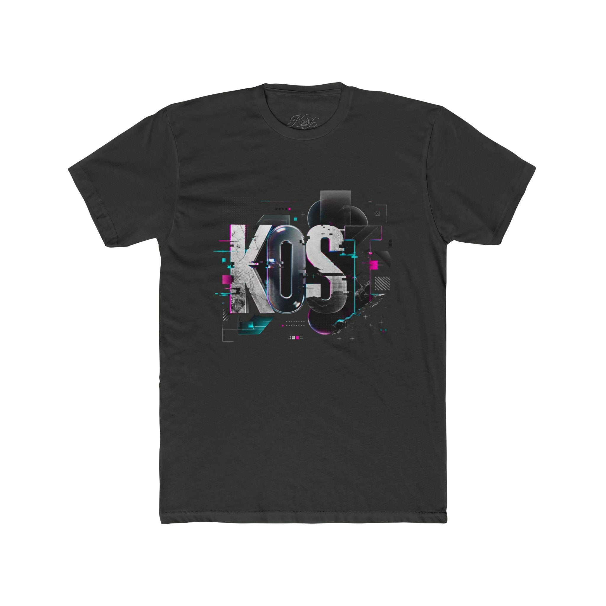 KOSÉ Graphic Tee — Glitch Typography Crew Shirt