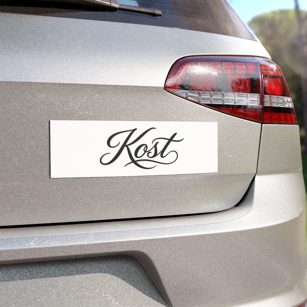 Kost Script Car Magnet