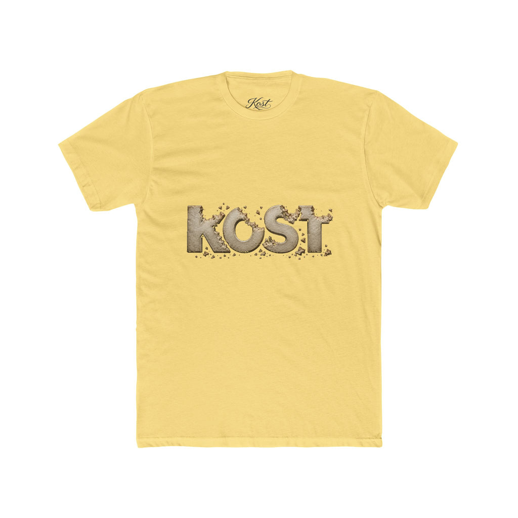 KOST Logo Tee — Distressed Vintage Lettering Cotton T-Shirt