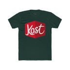 Kost Logo Tee — Retro Red Hexagon Graphic T-Shirt