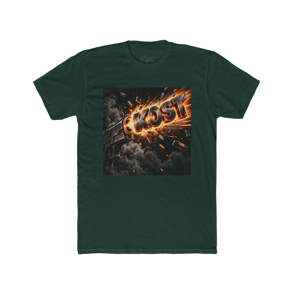 Meteor Fire Logo Tee — 'KOST' Explosive Graphic T-Shirt