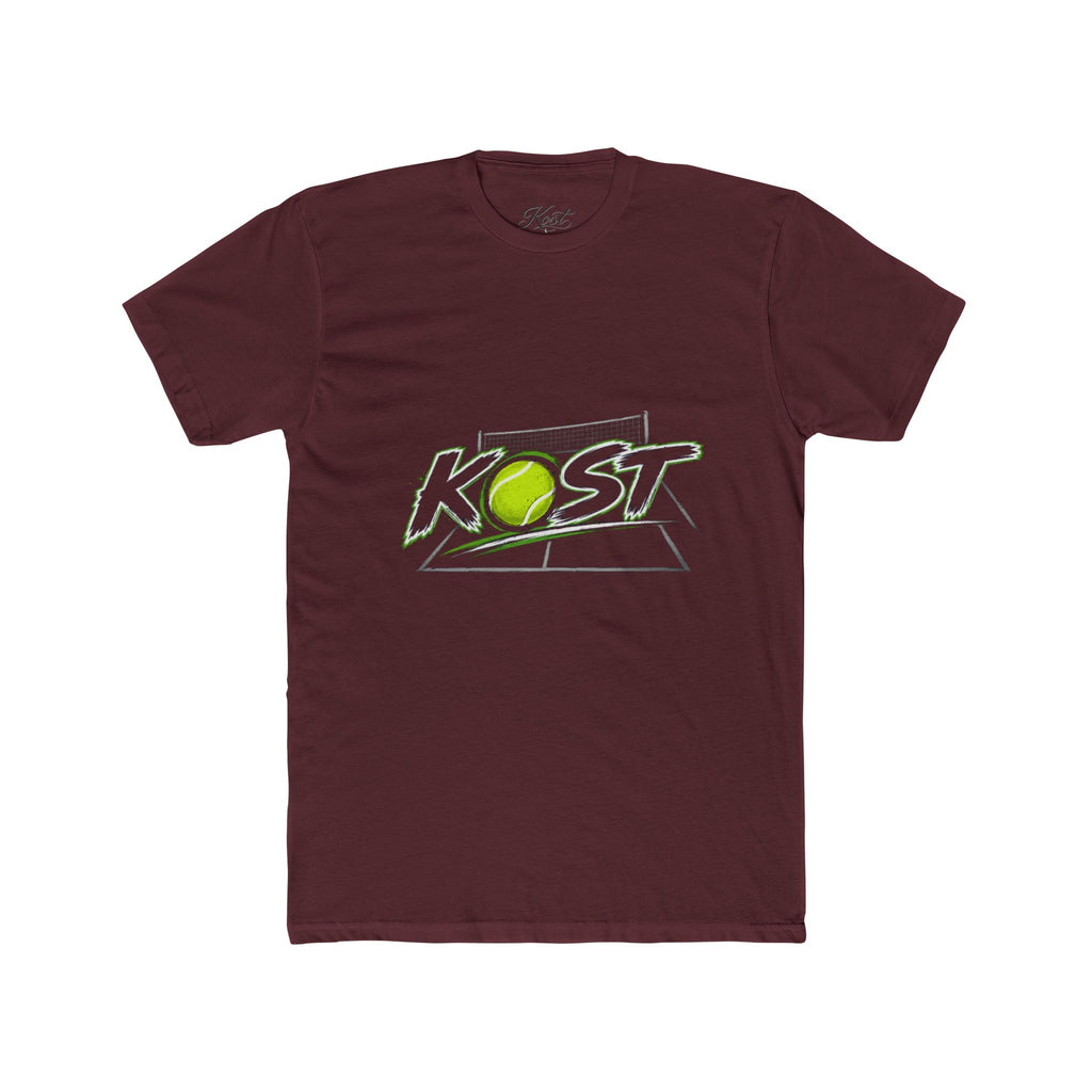 Tennis Tee — 'KOST' Graphic Cotton Crew Shirt