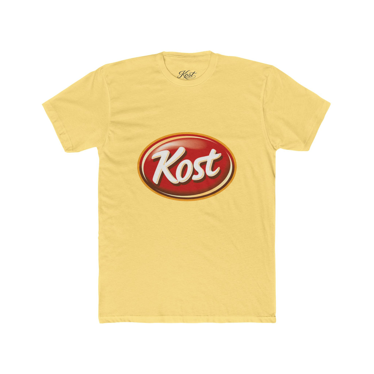 Kost Logo Tee — Retro Red Oval Graphic T‑Shirt